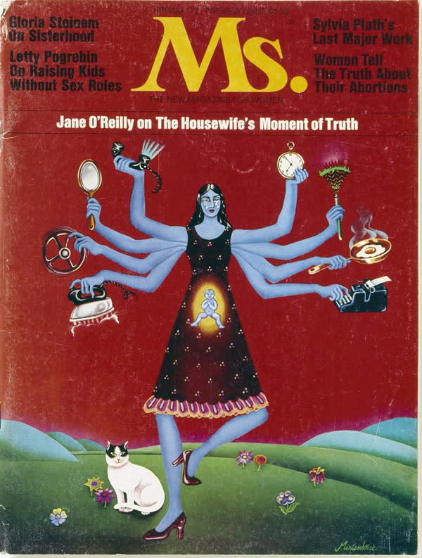 Cover of Ms Magazine which adopted its title at Ms Michaels' suggestion