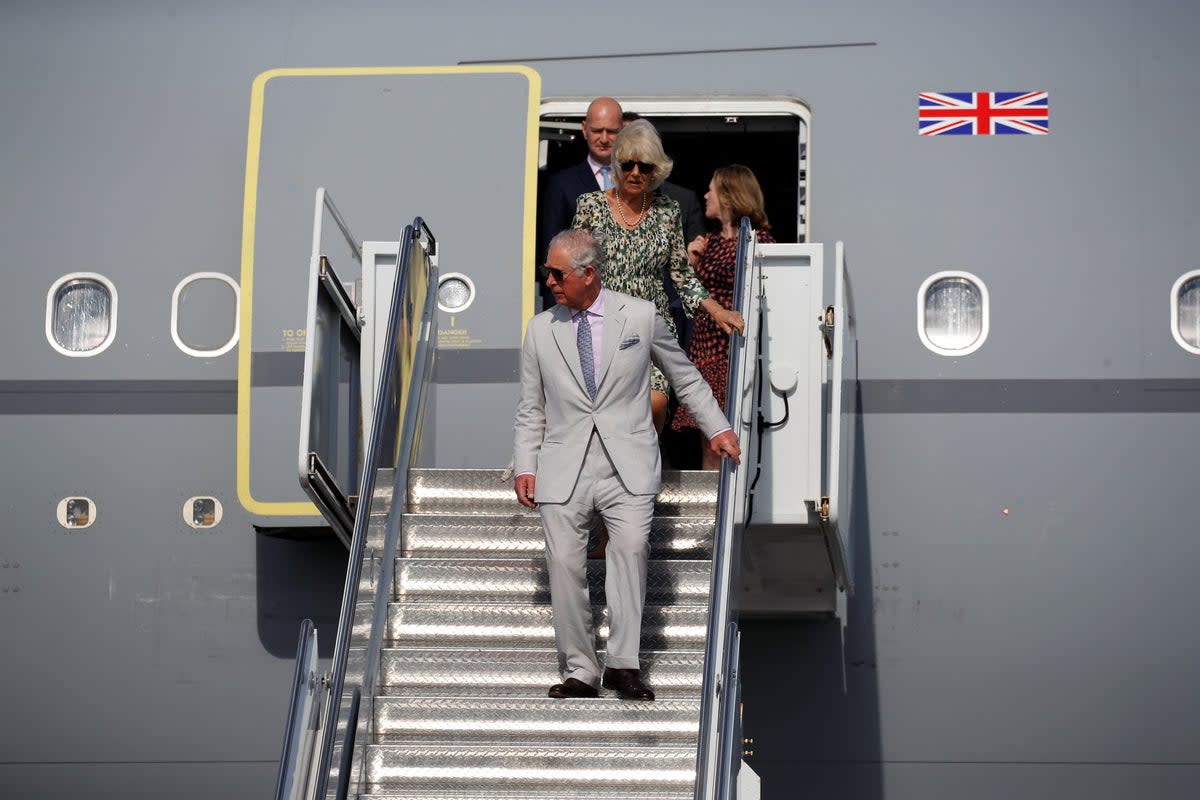 Prince Charles and Camilla took more than 40 private flights last year  (Getty Images)