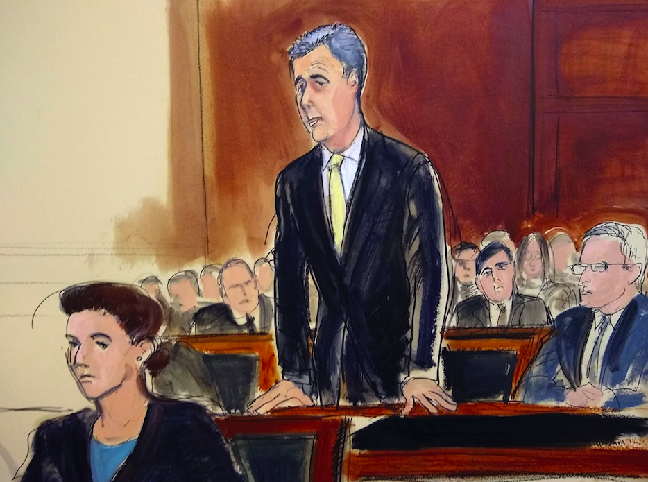 <em>Cohen pleaded guilty to charges including campaign finance fraud (AP)</em>