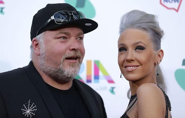 They've been dating since 2012, and now Kyle Sandilands has revealed exactly how he wooed Imogen Anthony five years ago. Source: Getty