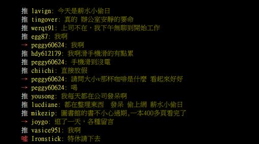 PTT上的網友分享如何度過周六補班日（圖／翻攝自PTT）