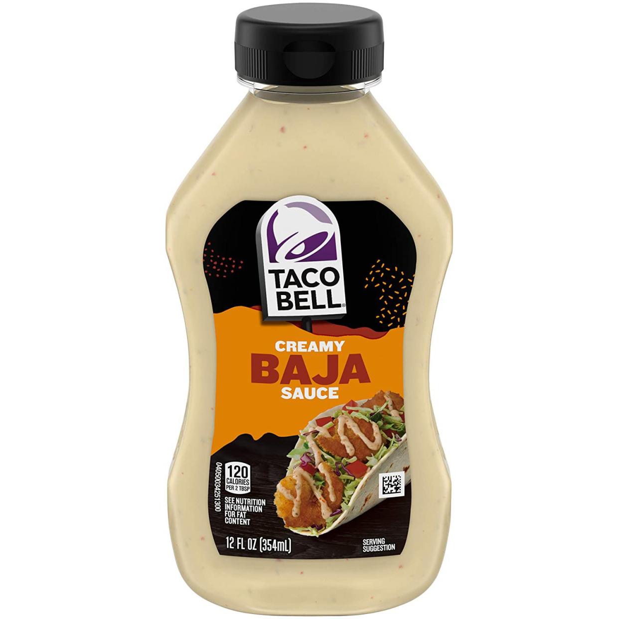 Bottle of Taco Bell Baja Sauce