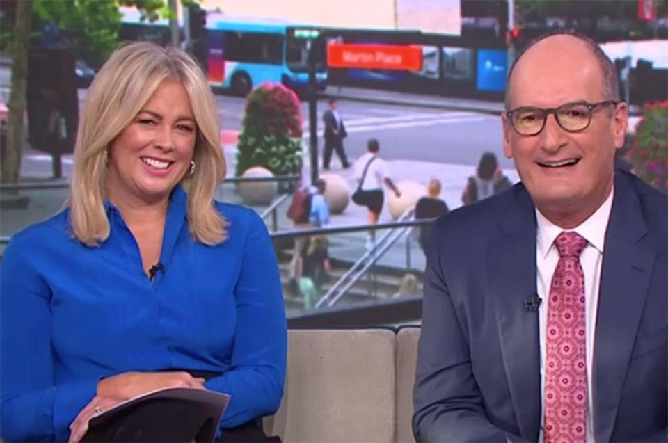 Samantha Armytage and Kochie on Sunrise