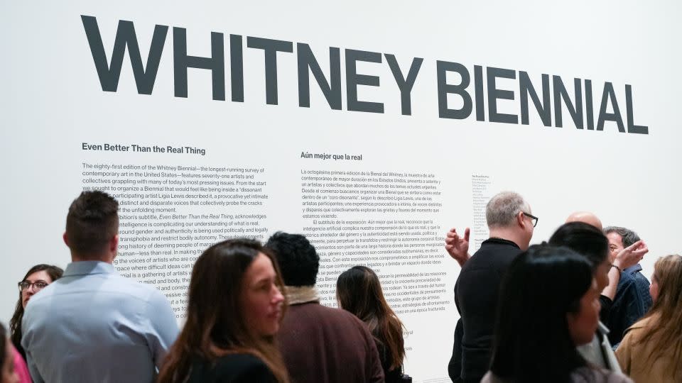 The 81st edition of the Whitney Biennial, “Even Better Than the Real Thing,” opens to the public on March 20. - Sean Zanni/Patrick McMullan/Getty Images