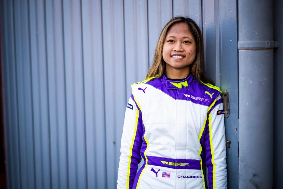 Chloe Chambers cites Lewis Hamilton as her motorsport hero (W Series)