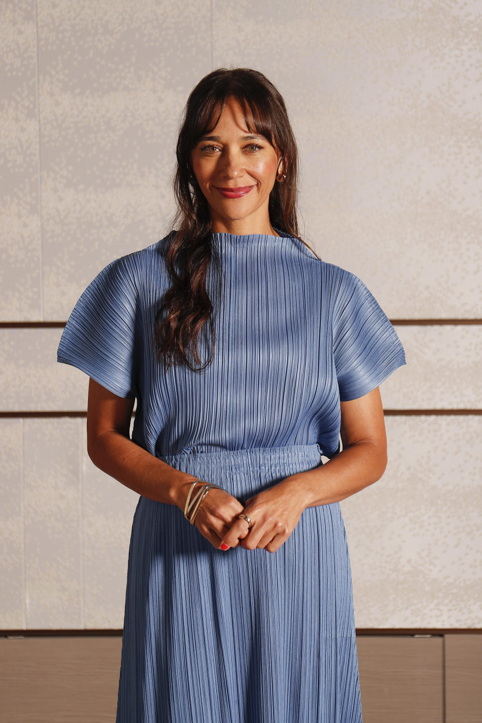 Rashida Jones poses for a photo in Tokyo on Tuesday, June 25, 2024, during a media event for the Apple TV+ series "Sunny." (Photo/Rodrigo Reyes Marin)