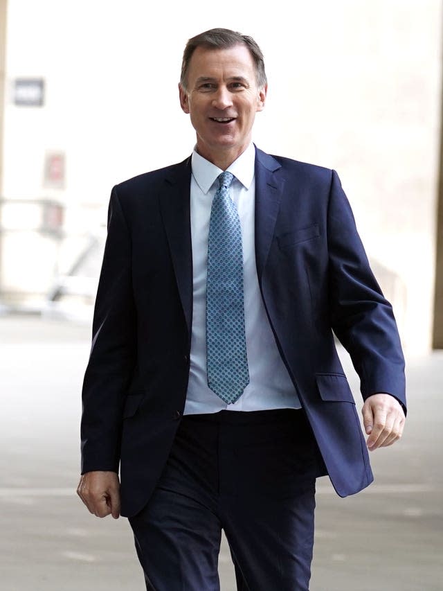 Chancellor Jeremy Hunt