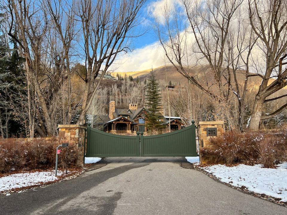 Homes on Red Mountain, nicknamed Billionaire Mountain, in Aspen, Colorado.