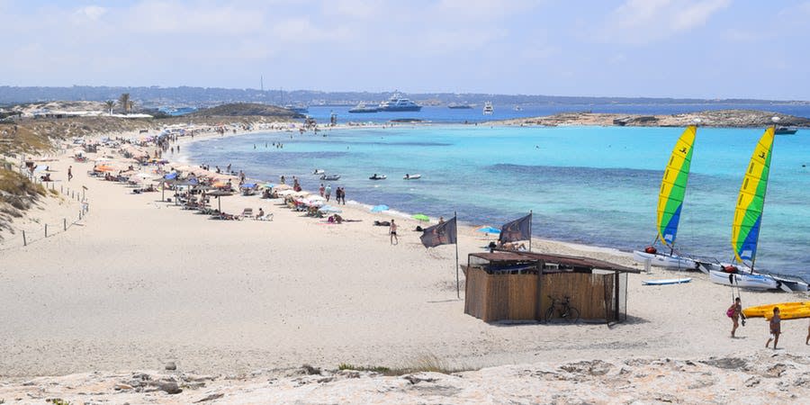 Playa de ses Illetes, Formentera, Espagne