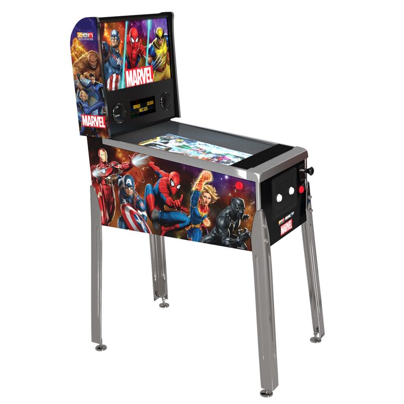 <p><a href="https://go.redirectingat.com?id=74968X1596630&url=https%3A%2F%2Fwww.wayfair.com%2Ffurniture%2Fpdp%2Farcade-1up-arcade1up-marvel-pinball-digital-ljhy1103.html&sref=https%3A%2F%2Fwww.esquire.com%2Flifestyle%2Fg23497791%2Fbest-marvel-gifts-ideas%2F" rel="nofollow noopener" target="_blank" data-ylk="slk:Shop Now;elm:context_link;itc:0;sec:content-canvas" class="link ">Shop Now</a></p><p>Marvel Pinball Digital</p><p>wayfair.com</p><p>$599.99</p>