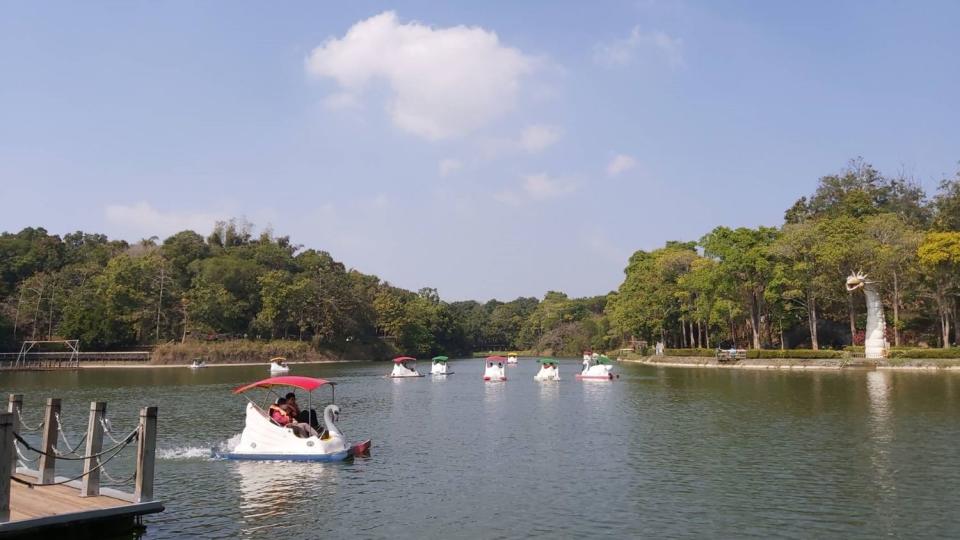 虎頭埤風景區。   圖：台南觀旅局／提供