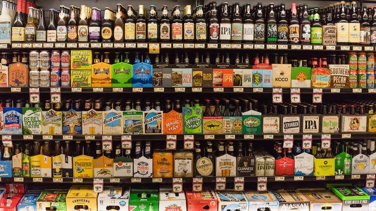 <span class="caption">Various bottles of craft, microbrews and IPAs.</span> <span class="attribution"><a class="link " href="https://www.shutterstock.com/image-photo/hostonusjun-252016various-bottles-craft-microbrews-ipas-446130109" rel="nofollow noopener" target="_blank" data-ylk="slk:Trong Nguyen/Shutterstock.com;elm:context_link;itc:0;sec:content-canvas">Trong Nguyen/Shutterstock.com</a></span>