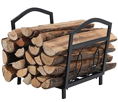 9) PHI VILLA 17-Inch Small Firewood Log Rack