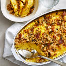 <p>This acorn squash casserole is smooth and creamy. The Parmesan cheese gives it the perfect amount of savoriness, while the breadcrumbs add an herby crunch. This easy casserole would be great with any fall meal, and is sure to become a new Thanksgiving favorite. <a href="https://www.eatingwell.com/recipe/7898835/acorn-squash-casserole/" rel="nofollow noopener" target="_blank" data-ylk="slk:View Recipe;elm:context_link;itc:0;sec:content-canvas" class="link ">View Recipe</a></p>