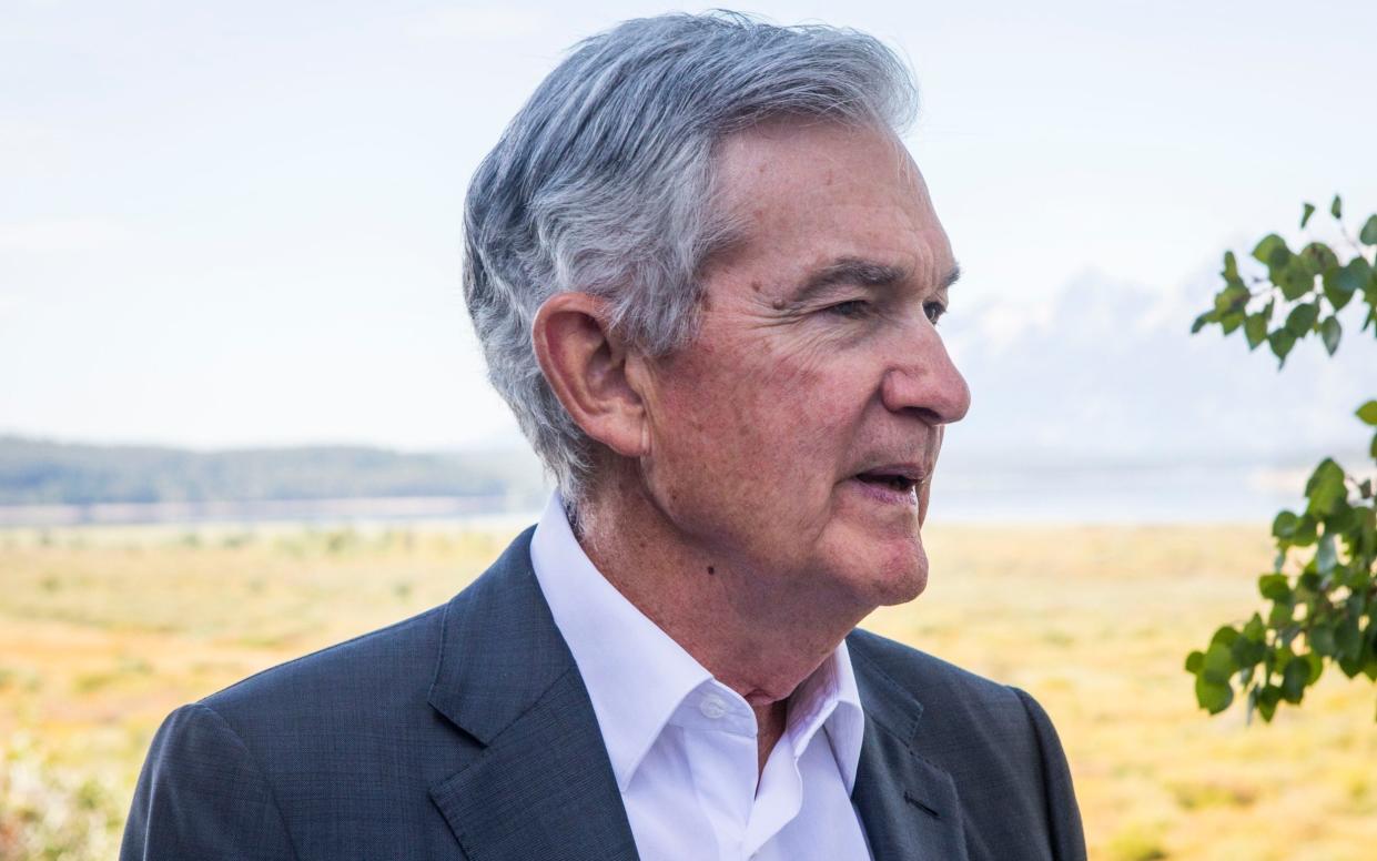 Jerome Powell during the Jackson Hole symposium last August