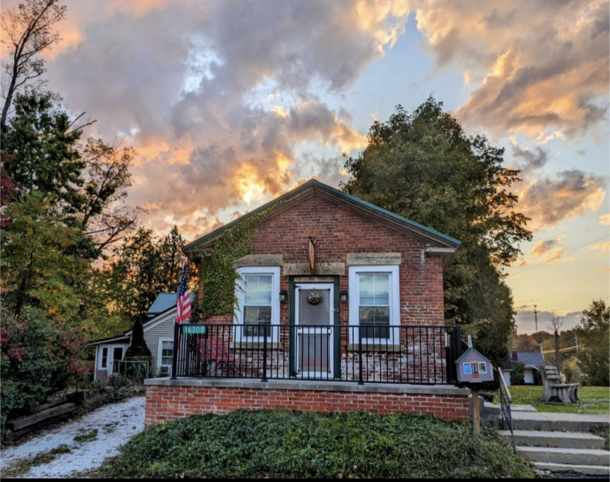 This Airbnb was Parkman, Ohio's post office until 2018.