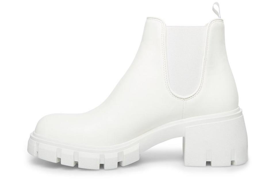 Steve Madden White Platform Boots