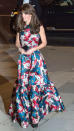 <p>Kate (or her stylist) picked out this wow-factor Erdem number for ‘The 100 Women in Hedge Funds’ event at the Victoria and Albert Museum in London in 2015. And what a winner. The Duchess looked spectacular in the floral frock, which cinched in at the waist and boasted a billowing skirt. <i>[Photo: PA Images]</i></p>