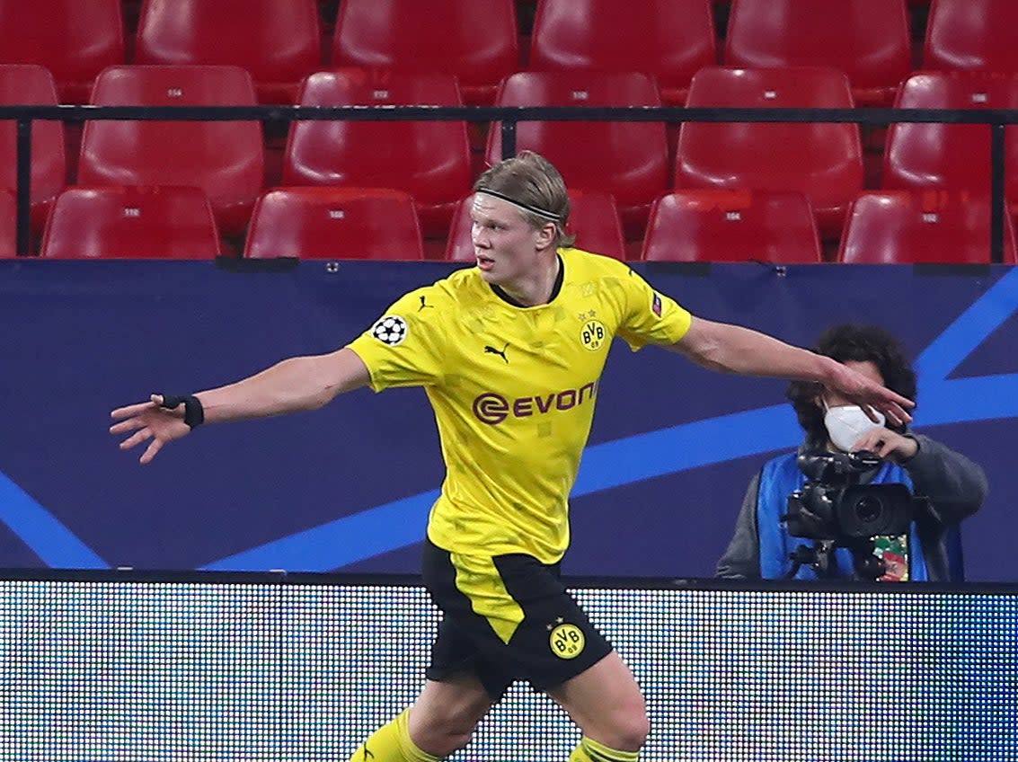 Erling Haaland was man of the match as Dortmund beat Sevilla (Getty Images)