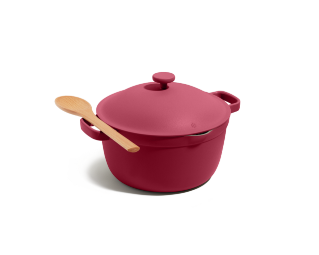 The Pioneer Woman Timeless Beauty Enamel Cast Iron 5-Quart Dutch Oven, Red  - Yahoo Shopping