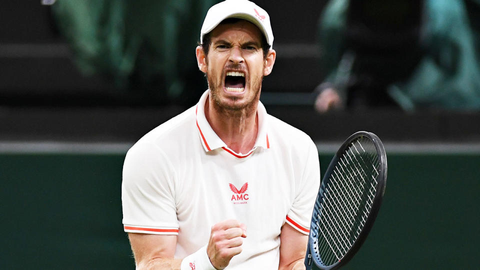 Andy Murray, pictured here during his match with Oscar Otte at Wimbledon.