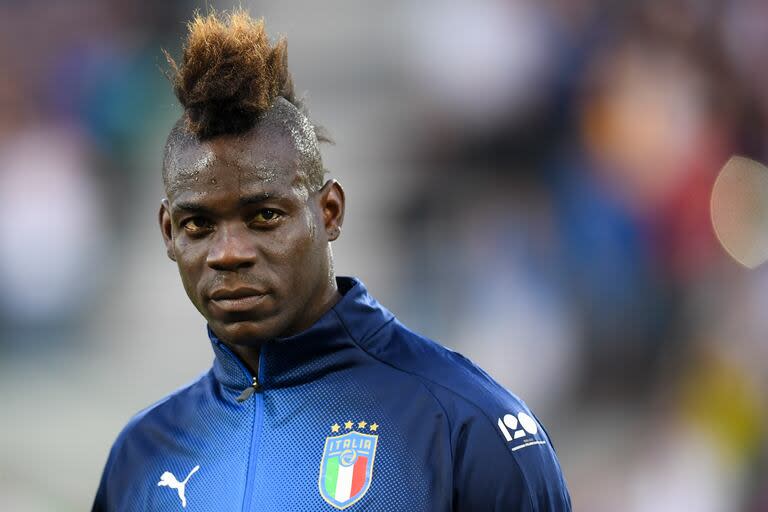 Mario Balotelli jugó en la selección italiana