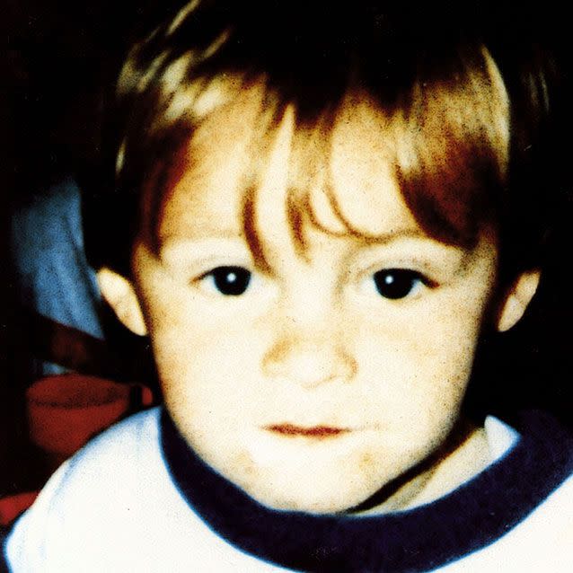 Two-year-old James Bulger was tortured and killed by Jon Venables and Robert Thompson in 1993. Photo: Getty.