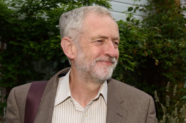 Jeremy Corbyn Leaves Home To Attend His First Prime Minister's Questions As Labour Leader