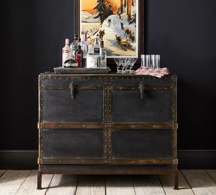 6) Ludlow Trunk Bar Cabinet