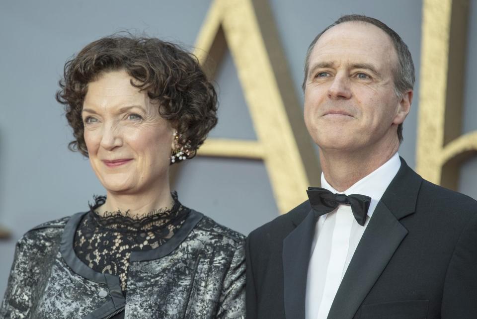 olwen may and kevin doyle attend the world premiere of downton abbey