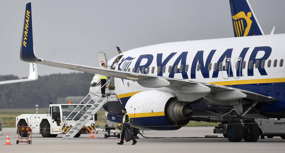 Ryanair said due to an aircraft change a very small number of passengers on this flight were moved to alternative flights the following day. Source: AAP