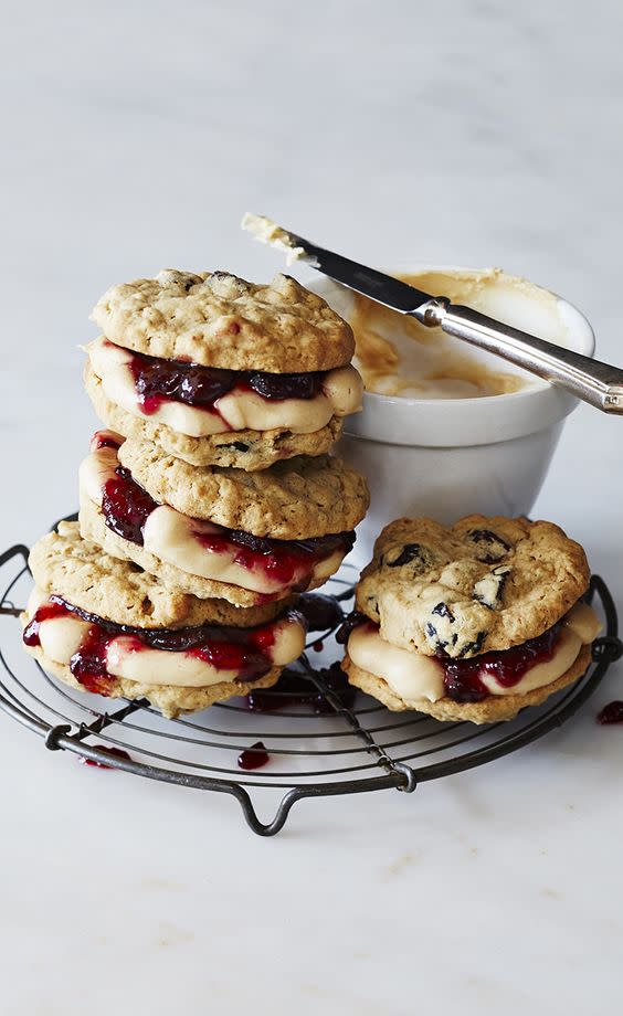 Peanut Butter and Jam Cookies