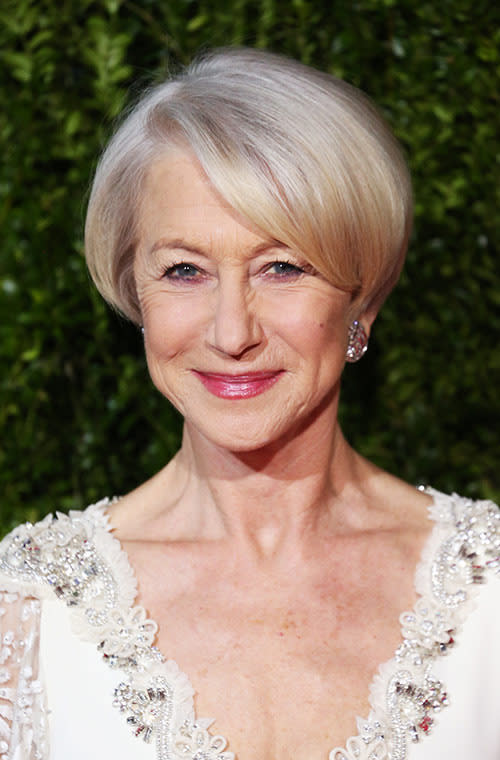 Helen Mirren at the 2015 Tony Awards