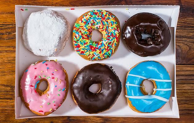 A glass is the same as a doughnut. Photo: Getty