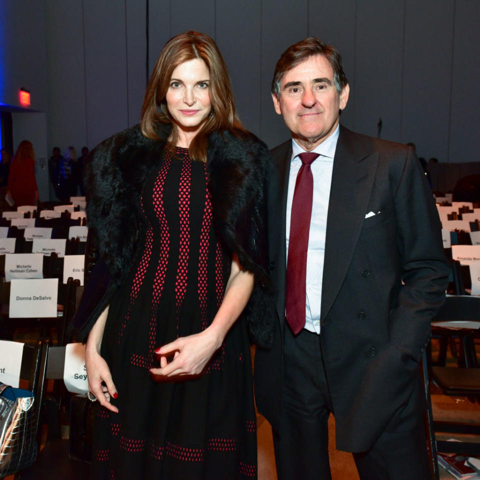 Stephanie Seymour and Peter Brant