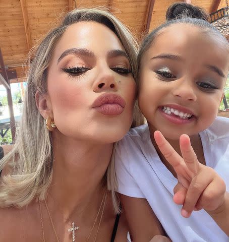 Khloe Kardashian/Instagram Khloé Kardashian (Left) and niece Dream
