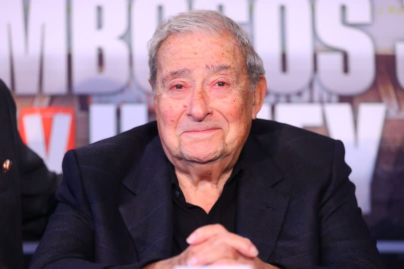 Promoter Bob Arum -Credit:Top Rank via Getty Images