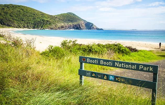 Booti Booti National Park is a national park north-north-east of Sydney. Source: Destination NSW