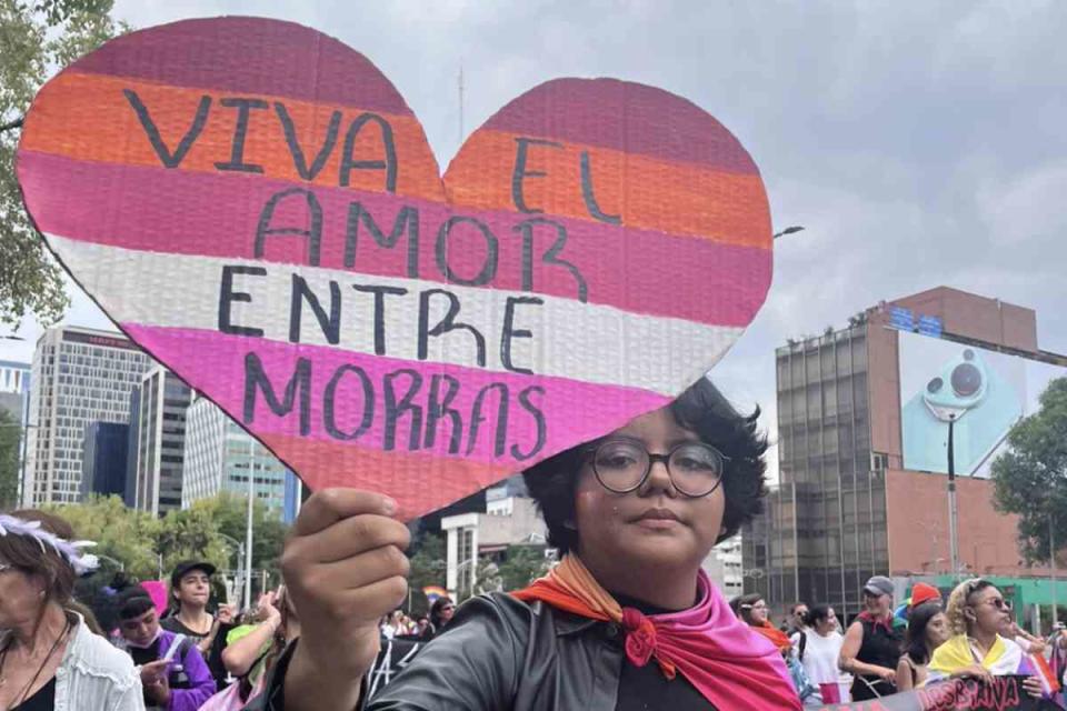 La cuarta edición de la Marcha Lencha se llevó a cabo este sábado. Foto: Artistas, No Musas