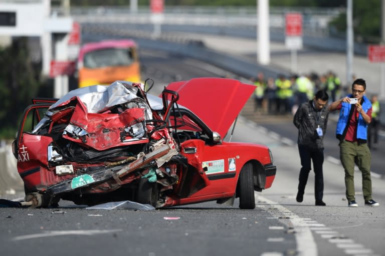 Five dead, 32 injured in Hong Kong coach crash