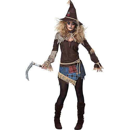 15) Women's Creepy Scarecrow Costume