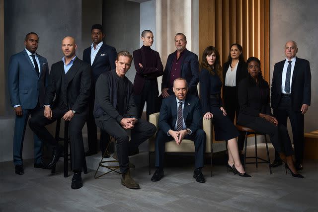 <p>Mark Seliger/SHOWTIME</p> The cast of "Billions" season 7