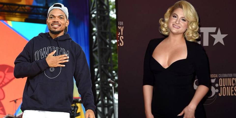 Chance the Rapper and Meghan Trainor