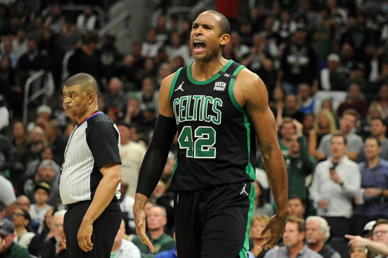 Boston Celtics veteran Al Horford scored a playoff career-high 30 points against the Milwaukee Bucks in Game 4. (Michael McLoone/USA Today Sports)