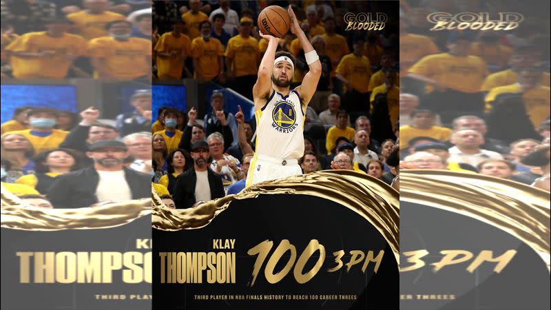 勇士球星湯普森（Klay Thompson）對第6戰表示興奮。（圖／翻攝自勇士推特）