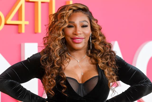 <p>Gilbert Flores/Variety via Getty</p> Serena Williams attends the 54th NAACP Image Awards in February 2023.