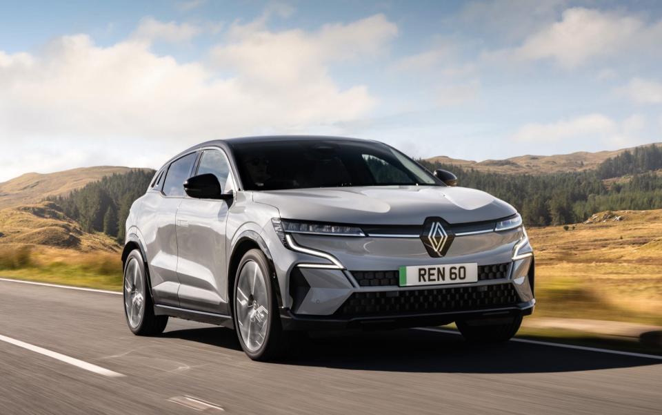 Renault Megane E-Tech; one of those electric cars that’s particularly susceptible to cold snaps