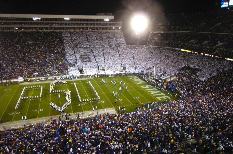 The Oct. 8, 2005 White Out game was a matchup of Penn State and Ohio State in Beaver Stadium.