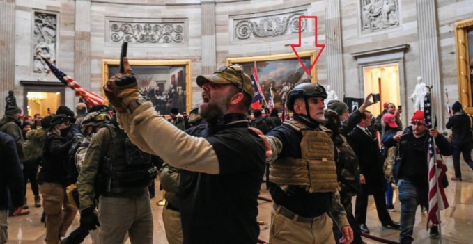 Graydon Young, 54, of Englewood, was arrested alongside eight others in the Capitol Riots last week.