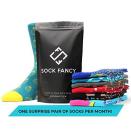 <p><strong>Sock Fancy </strong></p><p>amazon.com</p><p><strong>$12.00</strong></p><p><a href="https://www.amazon.com/dp/B07KSFD8LH?tag=syn-yahoo-20&ascsubtag=%5Bartid%7C10055.g.336%5Bsrc%7Cyahoo-us" rel="nofollow noopener" target="_blank" data-ylk="slk:Shop Now" class="link ">Shop Now</a></p><p>Each month, a funky pair of crew or no-show socks will arrive at his door. So, be prepared for your dad to comment on his "fancy feet" from now until ... well, forever. </p>
